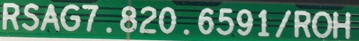 MAIN PARA TV SHARP / NUMERO DE PARTE 200033 / RSAG7.820.6591/ROH / 200030 / G162162 / HU50K5500UWG / TM169E126F / MODELO LC-50N7000U - Imagen 2
